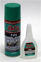 AkFix 705 CA Glue 50ml with Activator [Akfix705_MDF_Kit_50]